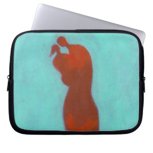Couple Embracing Laptop Sleeve