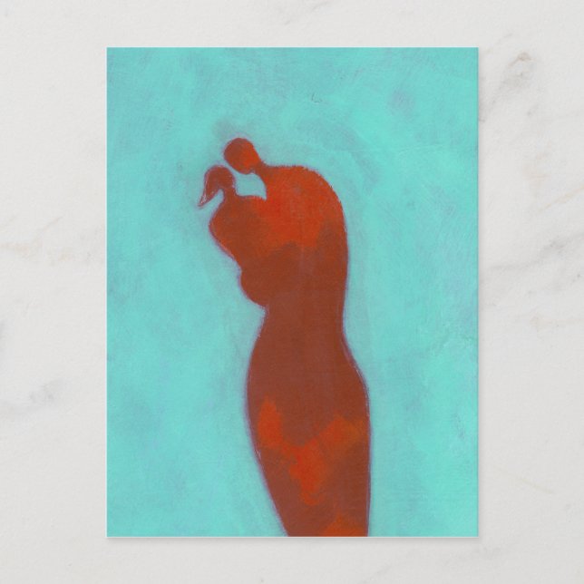 Couple Embracing Postcard (Front)