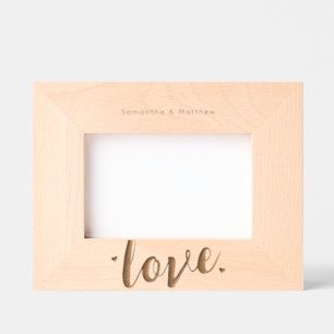 Couple Engagement  Etched Frames