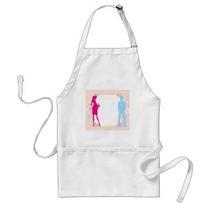 couple expecting baby standard apron