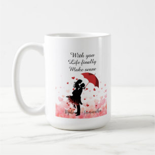 Couple first anniversary Personalized romantic Coffee Mug