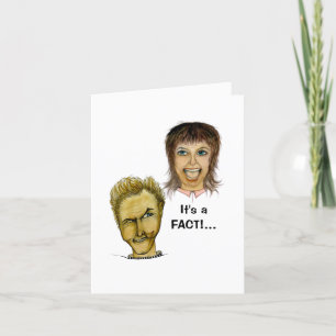 Couple Flu Shot = Date Night Folded Greeting Card