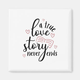 Couple Gift A True Love Story Never End Magnet