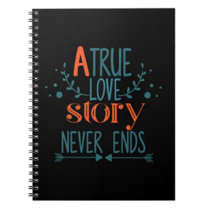 Couple Gift A True Love Story Notebook