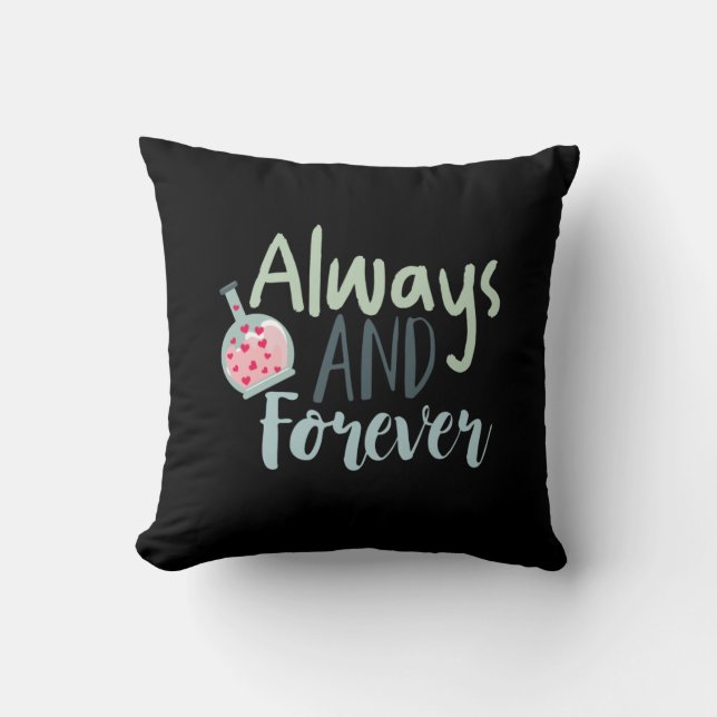 Couple Gift Always And Forever Cushion (Front)