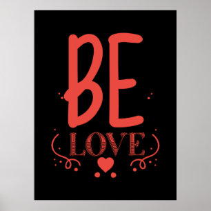 Couple Gift Be Love Poster