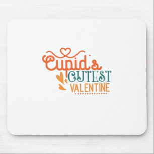 Couple Gift Cupid's Cutest Valentine Mouse Pad