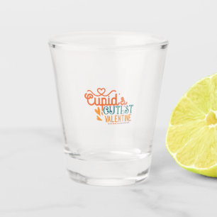 Couple Gift Cupid's Cutest Valentine Shot Glass