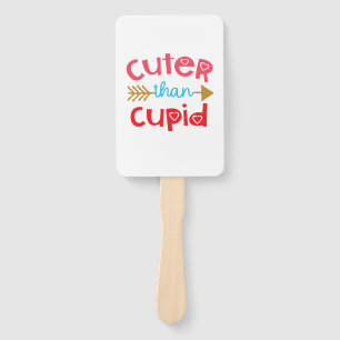 Couple Gift Cuter Than Cupid Hand Fan