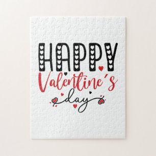 Couple Gift Happy Valentine Day Jigsaw Puzzle