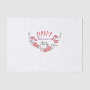 Couple Gift Happy Valentine's Day Tissue Paper