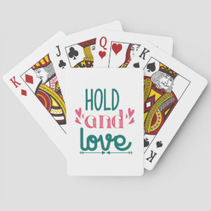 Couple Gift Hold And Love Playing Cards
