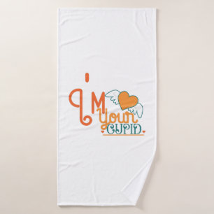 Couple Gift I Am Your Cupid Bath Towel