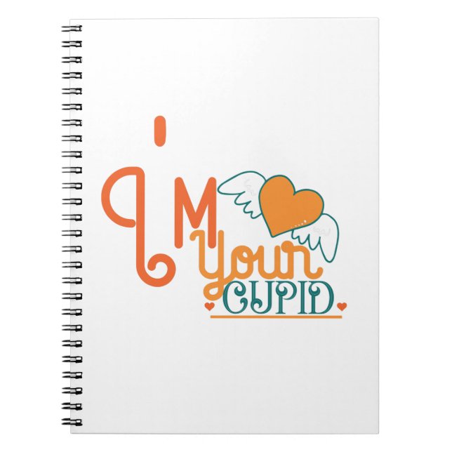 Couple Gift I Am Your Cupid Notebook (Front)