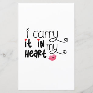 Couple Gift I Carry It In My Heart