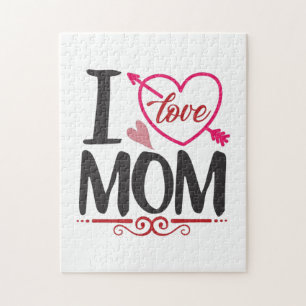 Couple Gift I Love Mum Jigsaw Puzzle