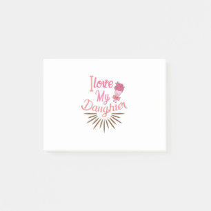 Couple Gift I Love My Daughter Post-it Notes