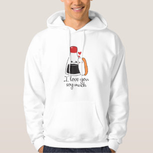 Couple Gift I Love You Soy Much Hoodie