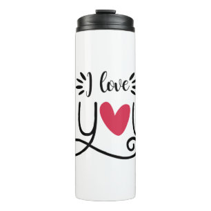 Couple Gift I Love You Thermal Tumbler