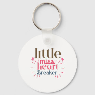 Couple Gift Little Miss Heart Key Ring
