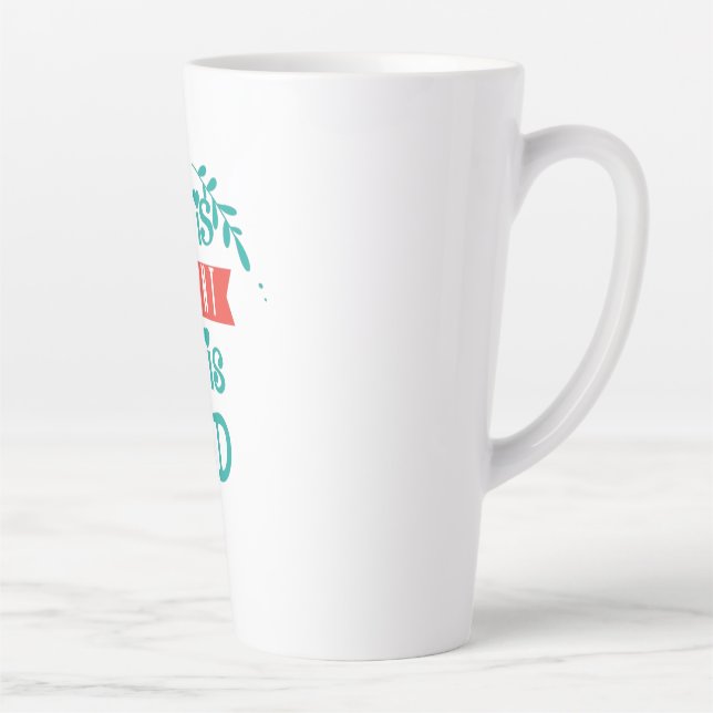 Couple Gift Love Is Kind Latte Mug (Right)