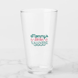Couple Gift Mummy's Little Valentine Glass