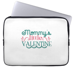 Couple Gift Mummy's Little Valentine Laptop Sleeve