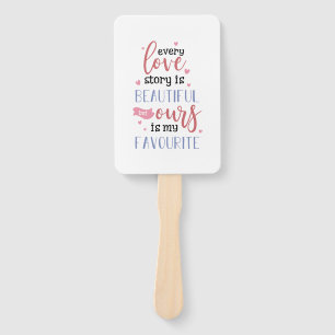 Couple Gift Our Love Story Is My Favourite Hand Fan