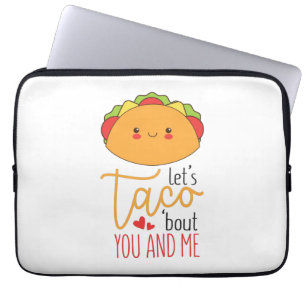 Couple Gift Tacos You And Me Laptop Sleeve