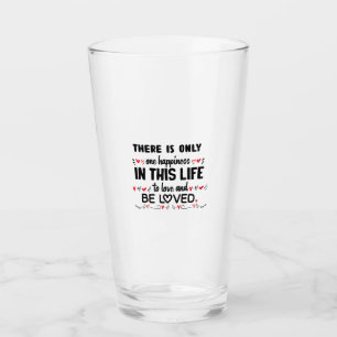 Couple Gift There Is Only One Happiness Glass