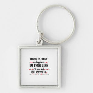Couple Gift There Is Only One Happiness Key Ring