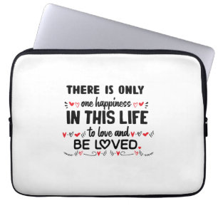 Couple Gift There Is Only One Happiness Laptop Sleeve