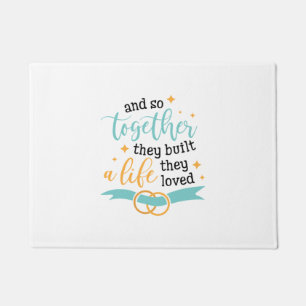 Couple Gift Together They Built A Life Doormat
