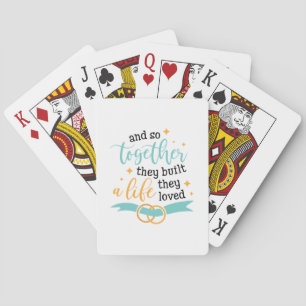 Couple Gift Together They Built A Life Playing Cards
