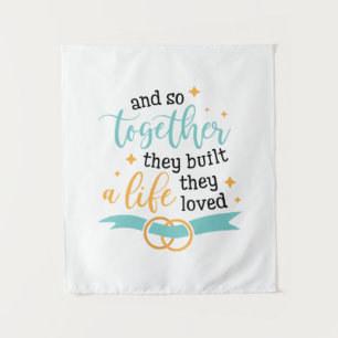 Couple Gift Together They Built A Life Tapestry