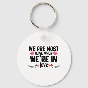 Couple Gift We Are In Love Key Ring