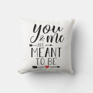 Couple Gift You And Me Are Meant To Be Cushion