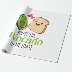 Couple Gift You Are The Avocado To My Toast Wrapping Paper
