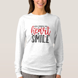 Couple Gift You Make My Heart Smile T-Shirt