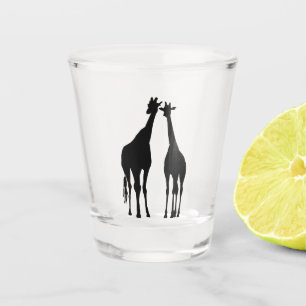 Couple Giraffe Shot Glass