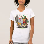 Couple Gnomes Singing Happy Christmas Song - Fun T-Shirt<br><div class="desc">Couple Little Gnomes Singing Happy Christmas Song Fun Gnome Drawing Collection - Choose / Add Your Unique Text / Name / Colour - Make Your Special Gift - Resize and move or remove and add image / text with customisation tool ! Drawing and Design by MIGNED. Please see my other...</div>