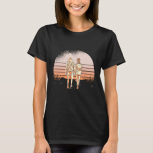 couple hiking camping travel adventure T-Shirt