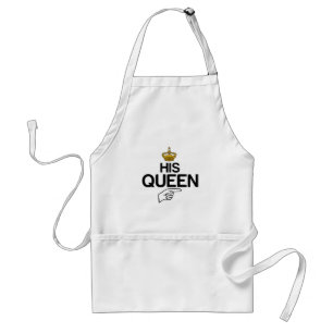 COUPLE HIS QUEEN STANDARD APRON