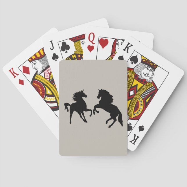 Couple Horse Playing Cards or Choose Colors (Back)