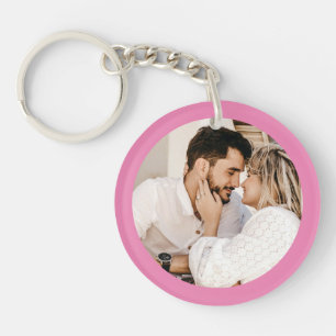Couple Husband Wife Custom Photo Create your own Key Ring