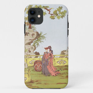 Couple in a Chinese garden, from 'Ornaments of Chi iPhone 11 Case