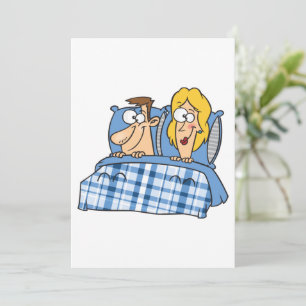 Couple In Bed Invitation