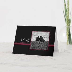Couple in Love Happy Wedding Anniversary Card