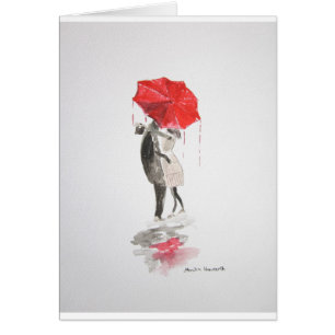 Couple in love kissing