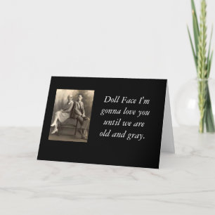 couple in love thank you card